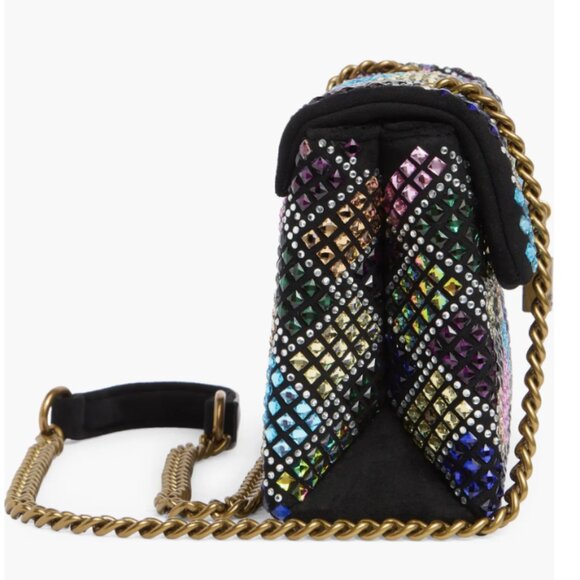 NEW Kurt Geiger London Mini Brixton Crystal Shoulder Bag Purse and Dustbag NWT - Picture 4 of 7